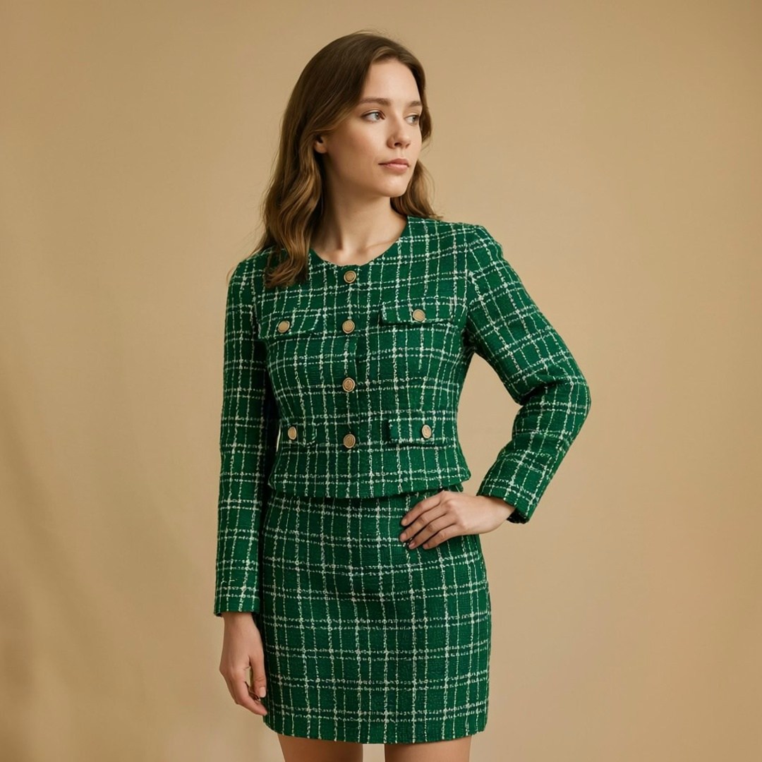 твидовый костюм,твидовый жакет с платьем,жакет,модели юбки,костюм с юбкой твидовый