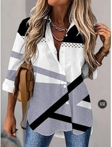 женская рубашка с принтом,модная женская рубашка,повседневная рубашка с принтом,рубашка женский,рубашка модная