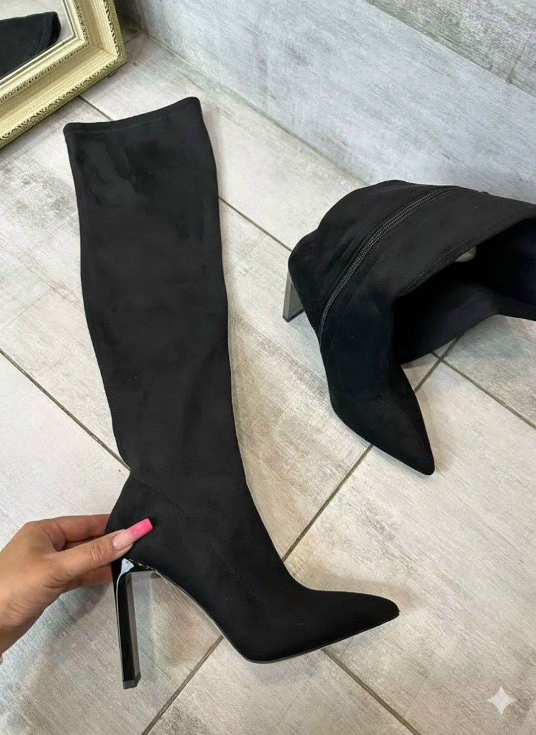ботфорты на каблуке шпильке сапоги чулки стрейч,ботфорты высокие на шпильке,ботфорты 2025,высокие сапоги,ботфорты на каблуке