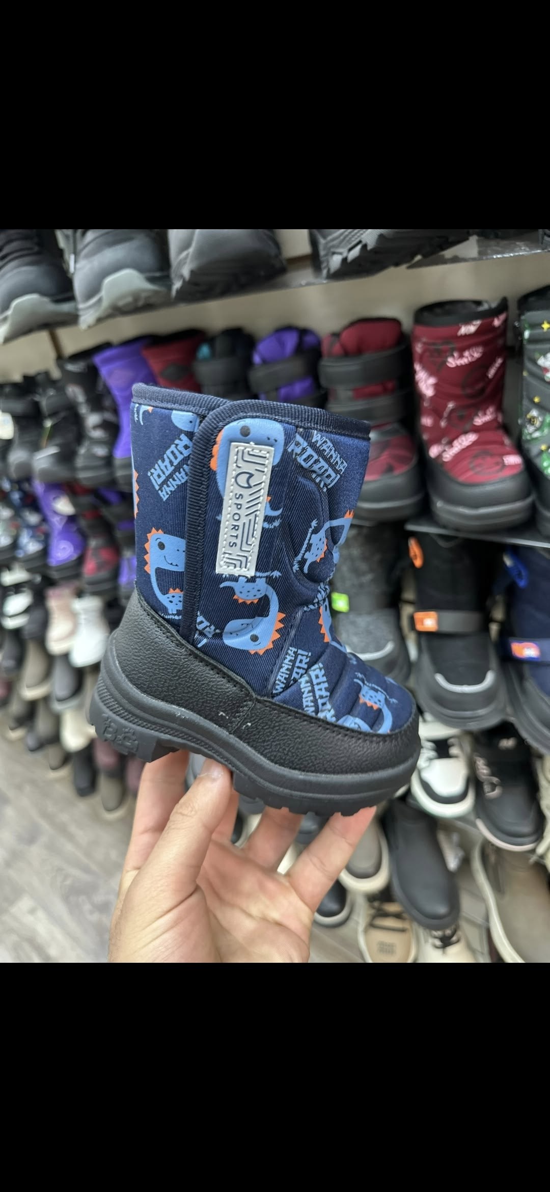 ,сапоги детские,сапоги зимние для мальчика,зимние детские сапоги nordman lumi на липучке темно-серые,детская