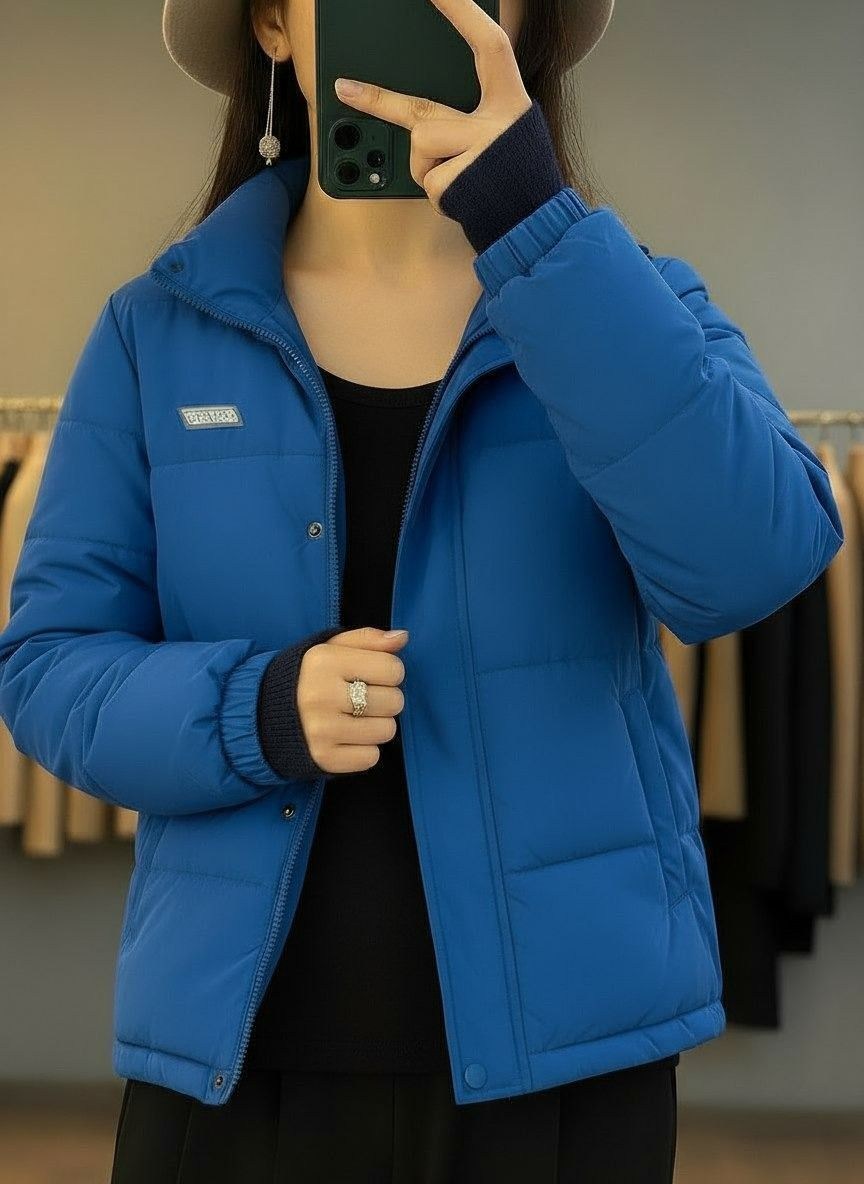 пуховик повседневный,повседневная куртка,куртка короткая,куртка теплая,женская зимняя куртка