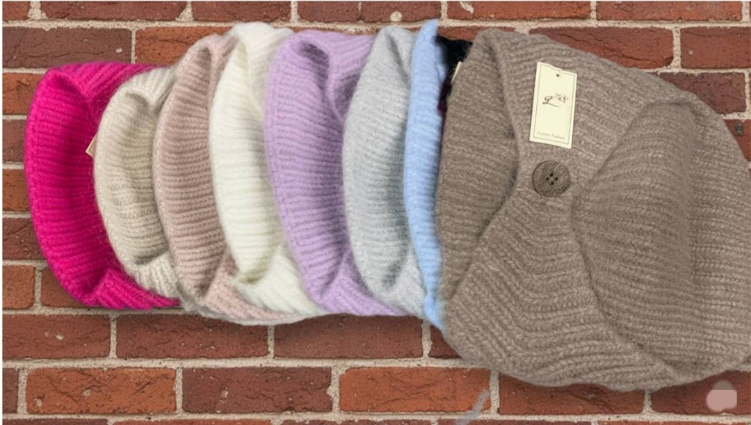 вязаная шапка,шапка бини,вязаная шапка из ангоры,женские вязаные шапки,женская шапка бини