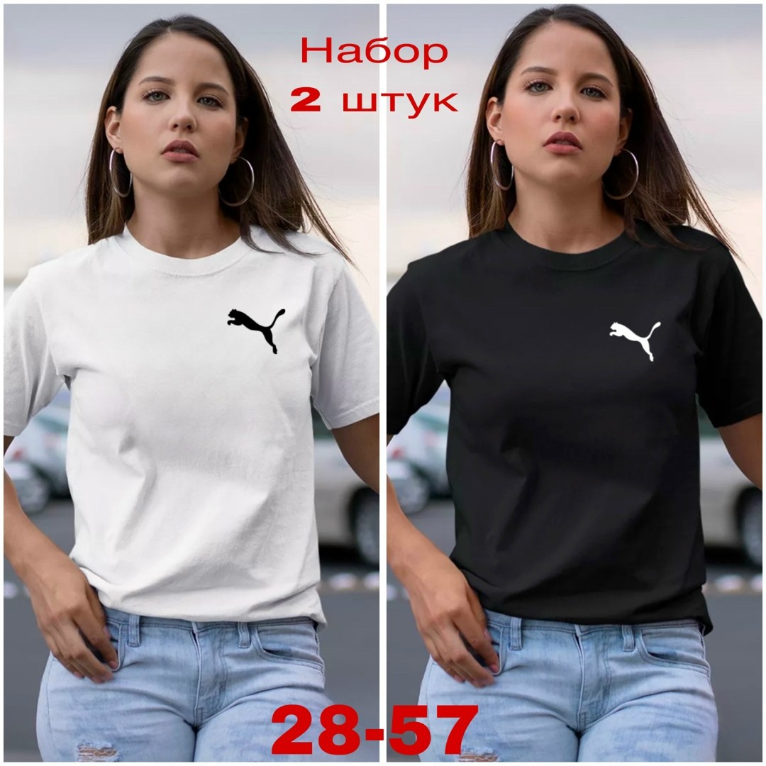 женская футболка,футболка женская puma, оптом,футболка,