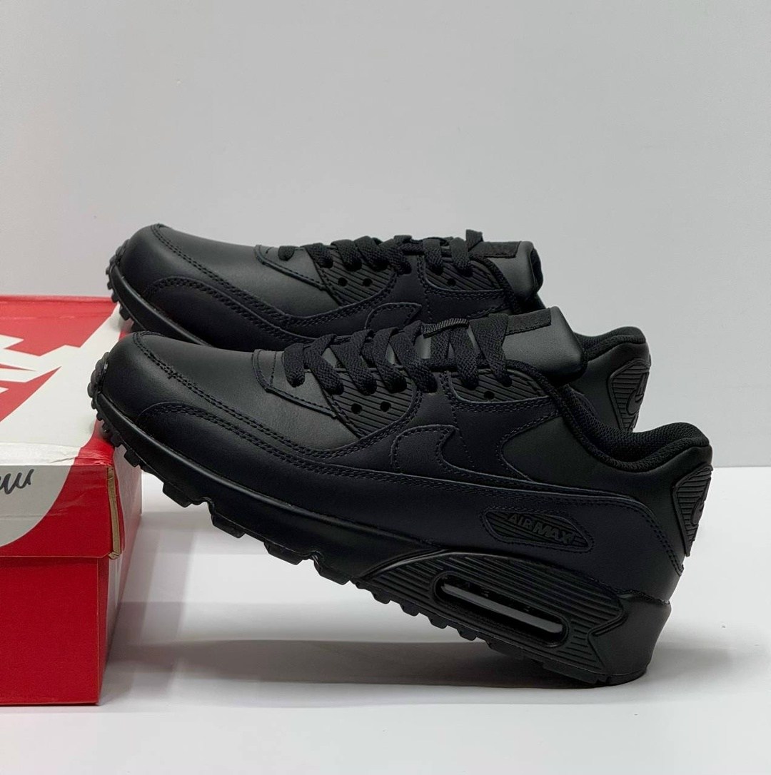 nike air max 90 leather,кроссовки nike air max 90 leather,кроссовки мужские nike air max,кроссовки,черные кроссовки nike air max 90