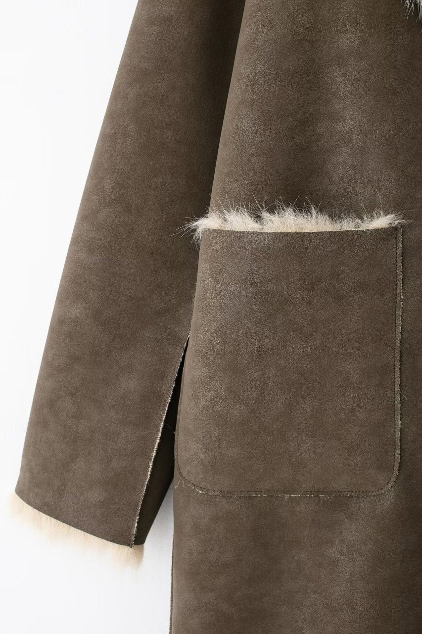 пальто из искусственного меха,утепленное пальто,пальто из овчины,длинная дубленка,дубленка женская