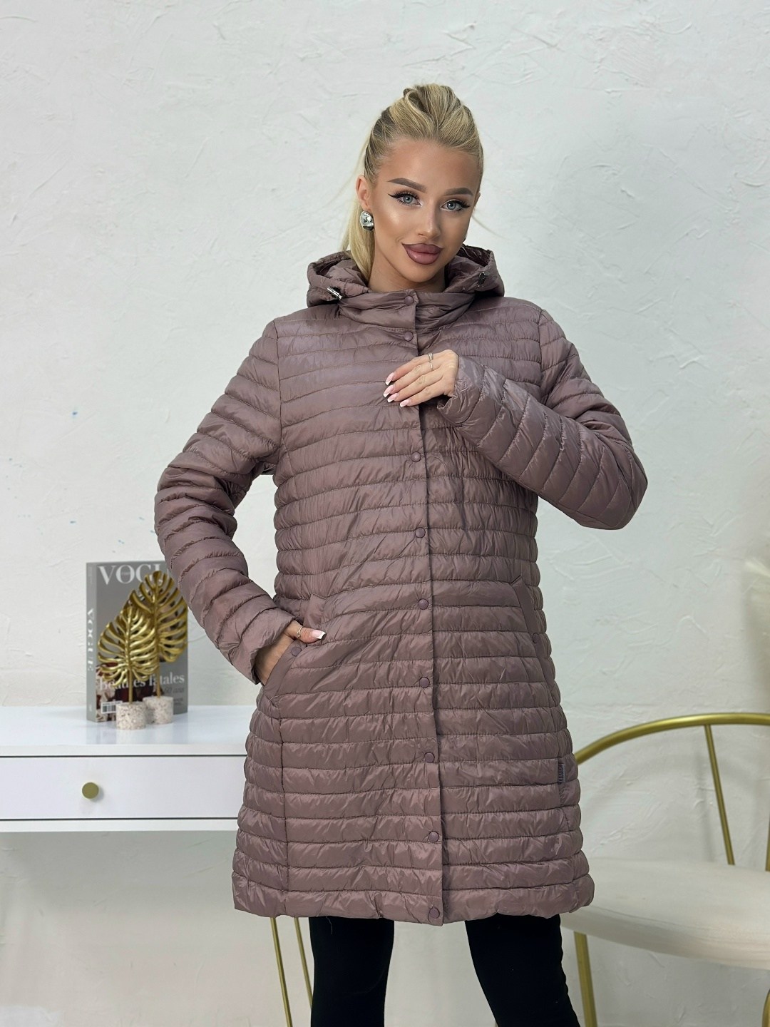 женская куртка демисезонная,демисезонная куртка,куртка женская,куртка удлиненная,куртка стеганая