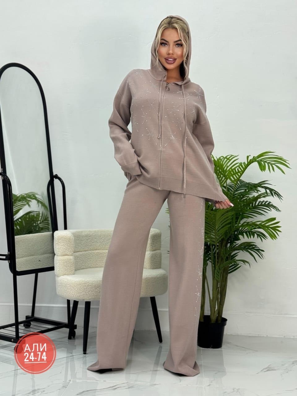 трикотажные костюмы,женский трикотажный костюм,теплый костюм,костюм двойка кашемир,костюм с брюками и кофтой
