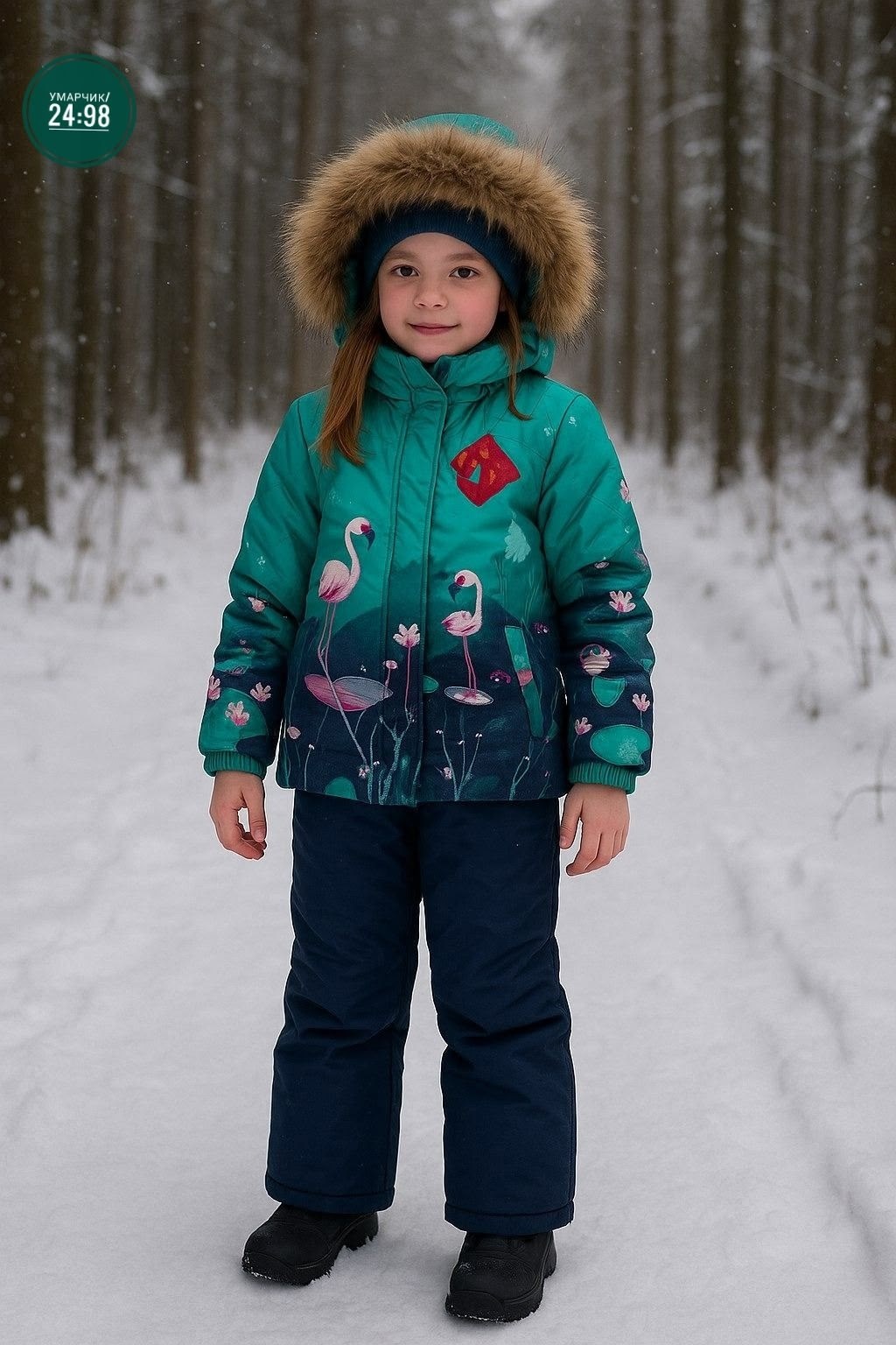 костюм зимний для девочки deux par deux,комплект для девочки,зимний костюм для девочек,комплект зимний для девочек,комплект верхней одежды