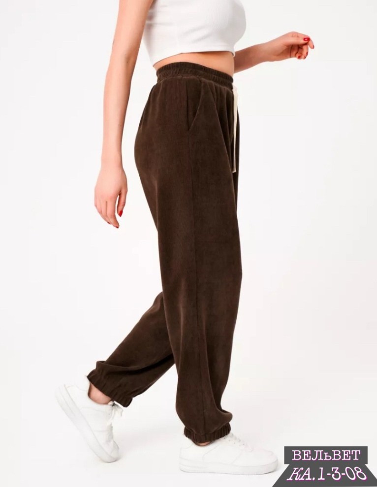 джоггеры женские,модные штаны,брюки джоггеры вельветовые,штаны вельвет,брюки из микровельвета женские