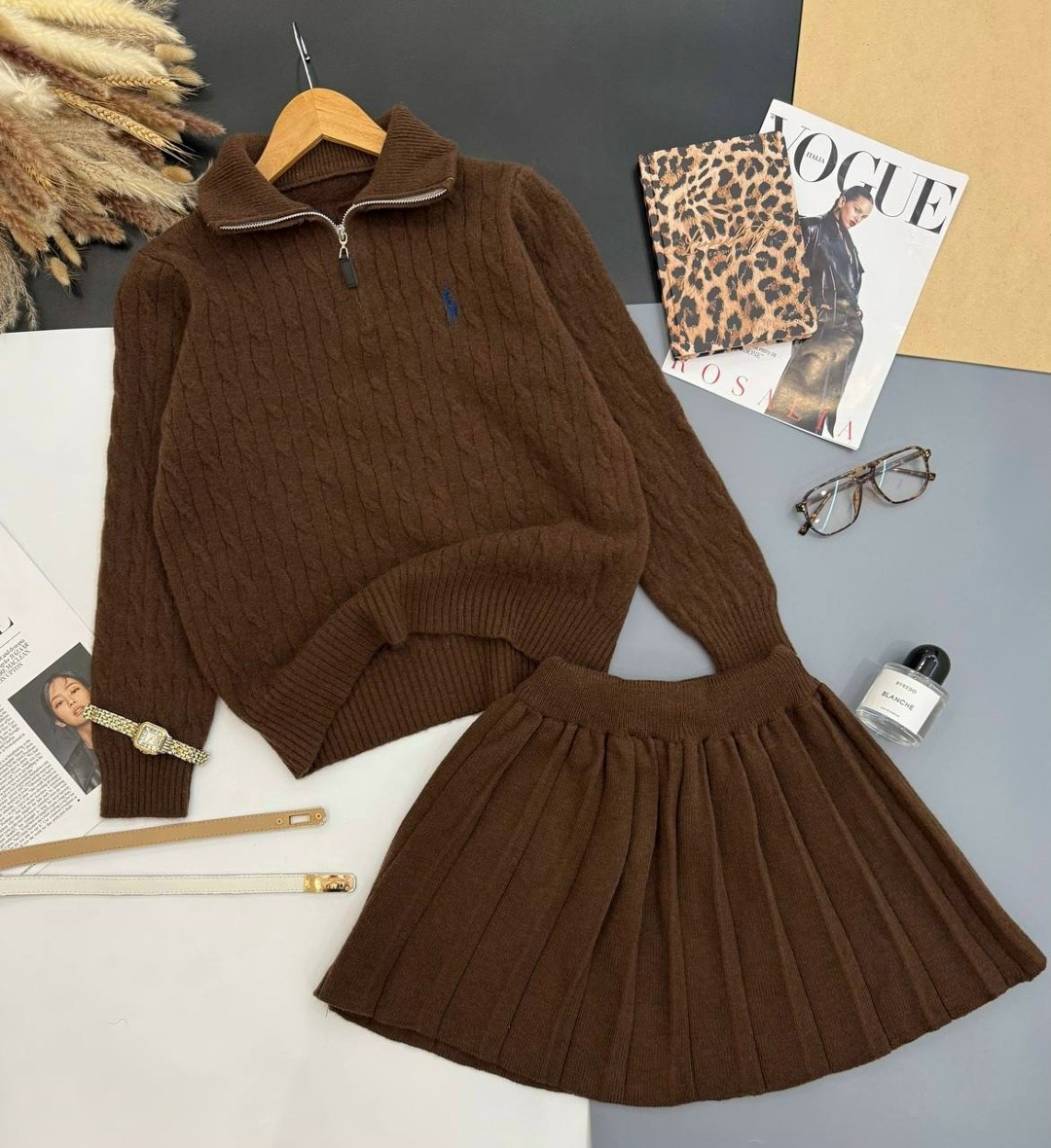 костюм двойка кашемир,стильные костюмы,вязаные костюмы,костюм женский теплый,костюм женский вязаный