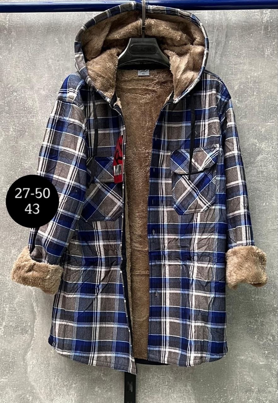рубашка с капюшоном,куртка в клетку,клетчатая куртка,клетчатая рубашка с капюшоном,рубашка тёплая с мехом