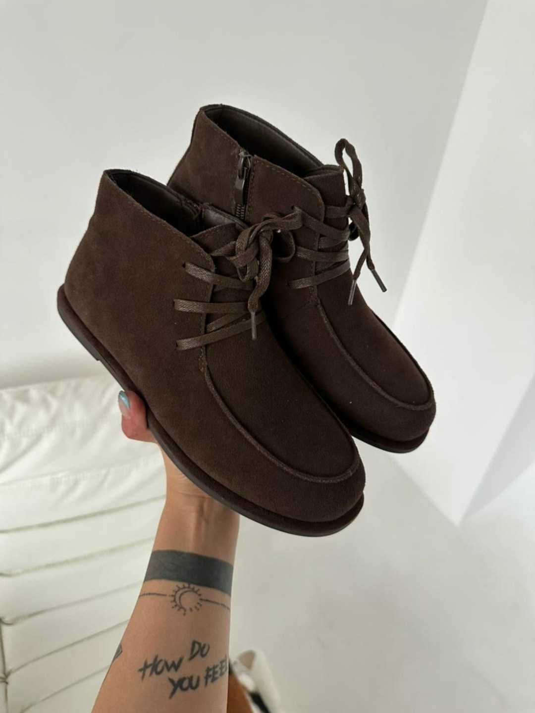 ,ботинки коричневые женские,ботинки замшевые,женская ,повседневная