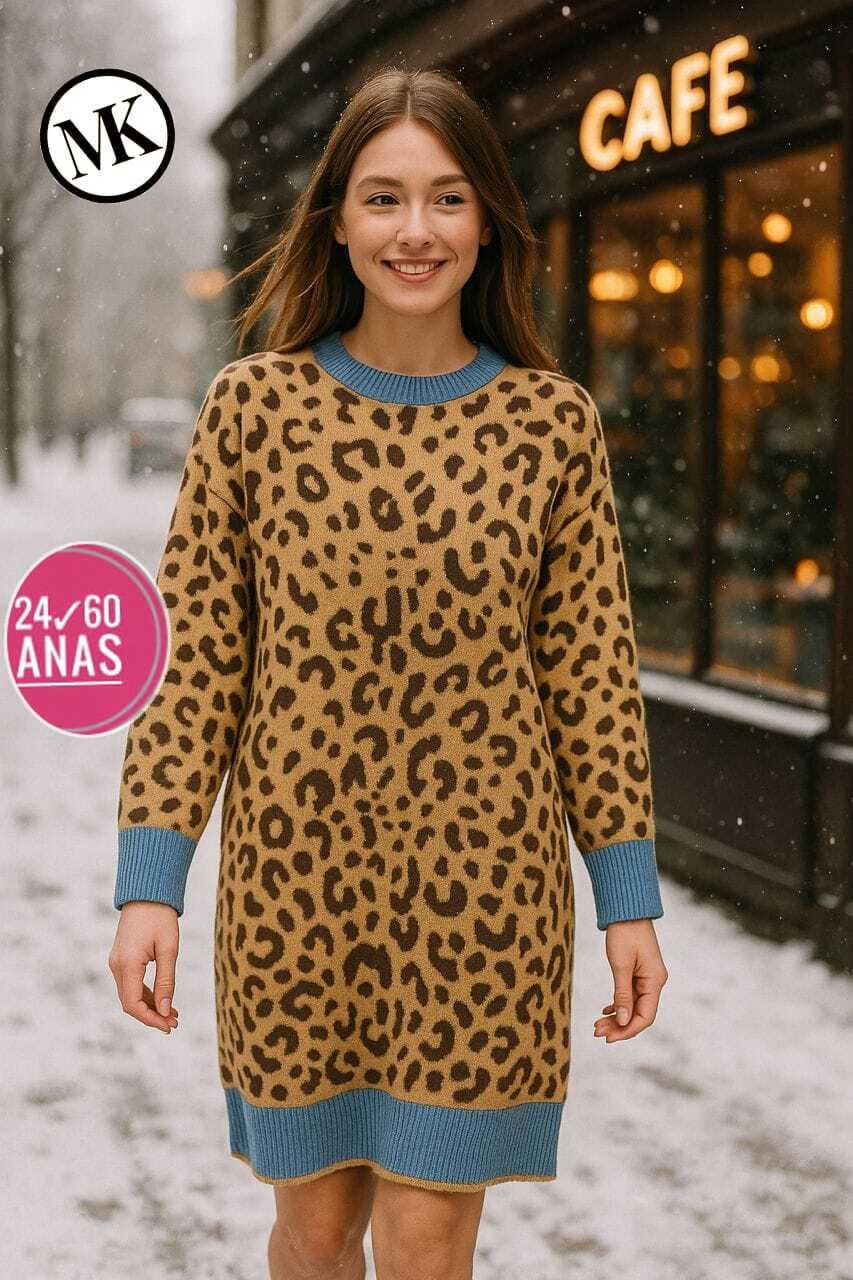 трикотажное платье,платье с леопардовым принтом,платье женская,вязаное платье,платье женское вязаное