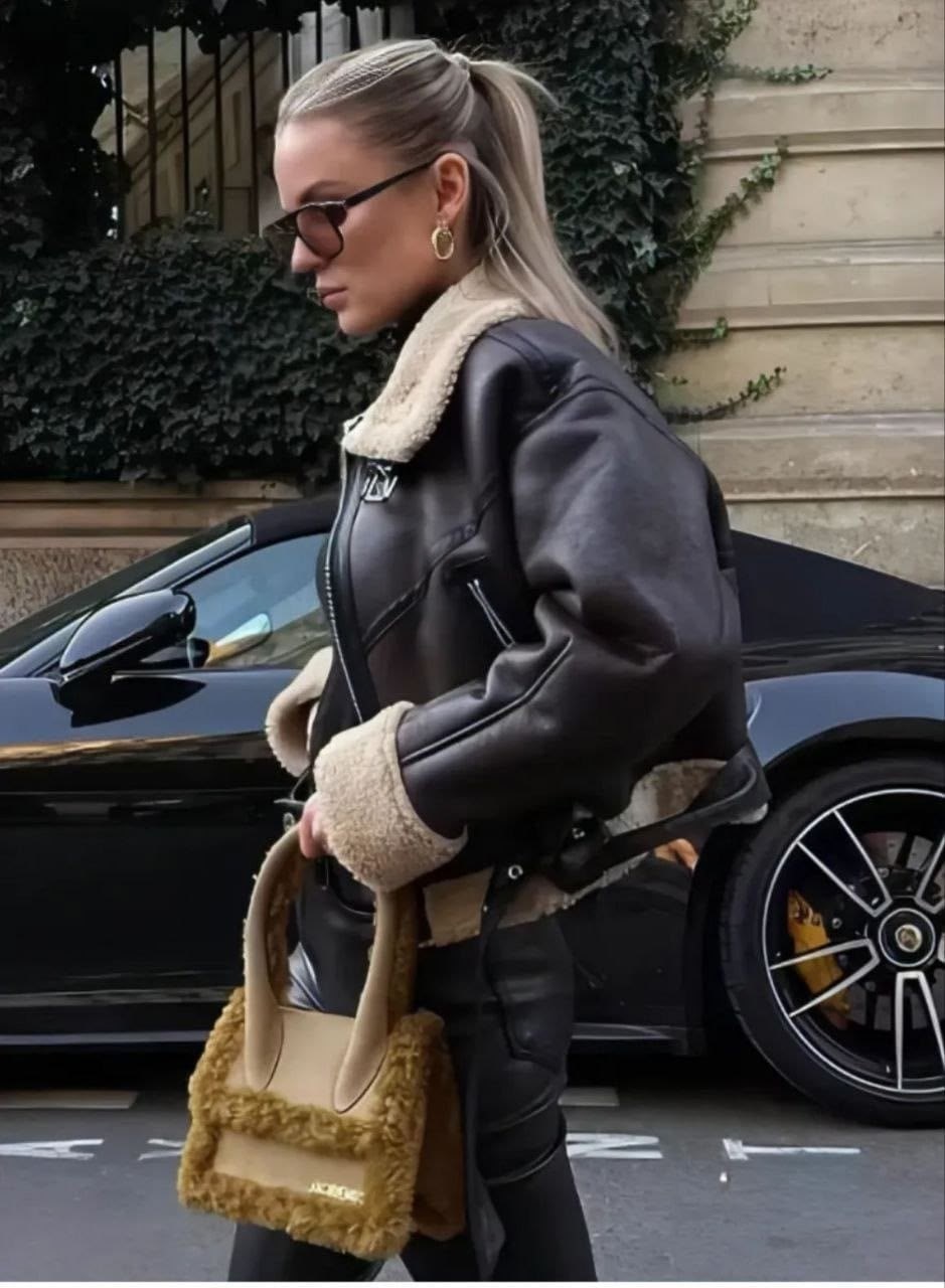 дубленка укороченная женская,дубленка авиатор женская,дубленка укороченная,стильная дубленка,дубленка авиатор