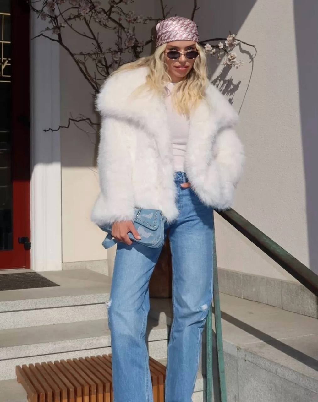 шуба белая,искусственная шуба,шуба из эко меха,шуба искусственная короткая экошуба,зимняя мода