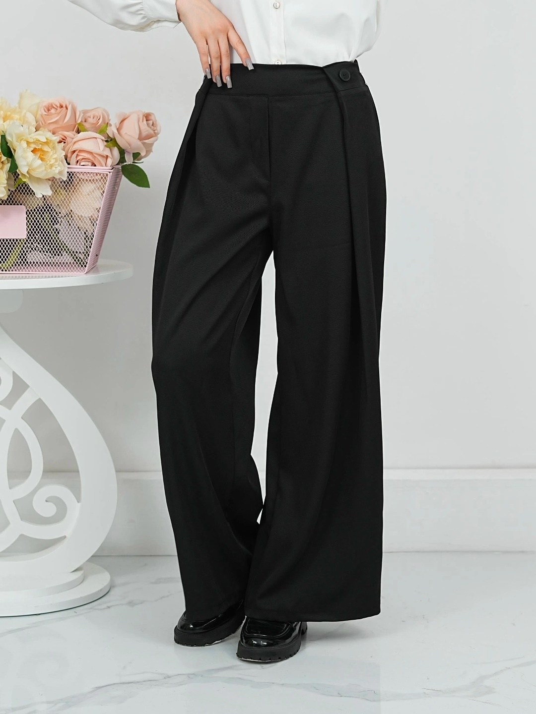 классические брюки,брюки женские палаццо,брюки палаццо,брюки палаццо черные,брюки женские палаццо черные