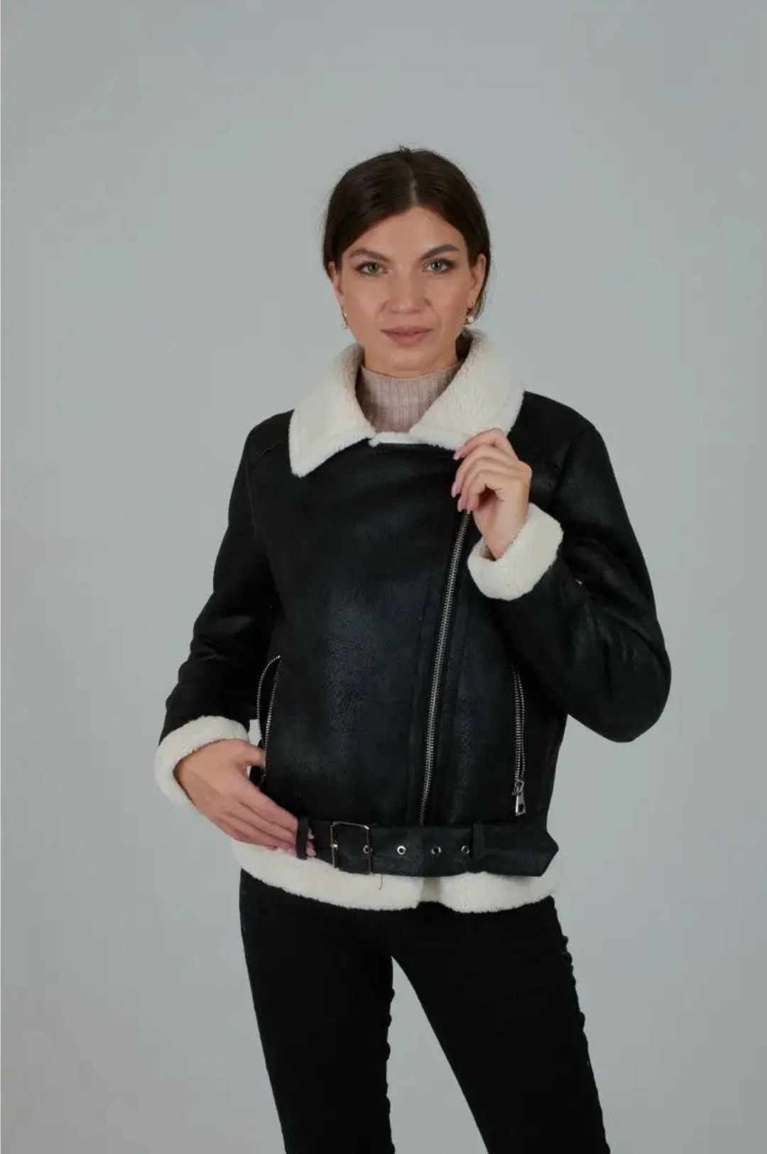 airmate дубленка женская,дубленка женская из эко замши airmate,дубленка женская из эко замши,дублёнка женская экозамша,дубленка авиатор женская