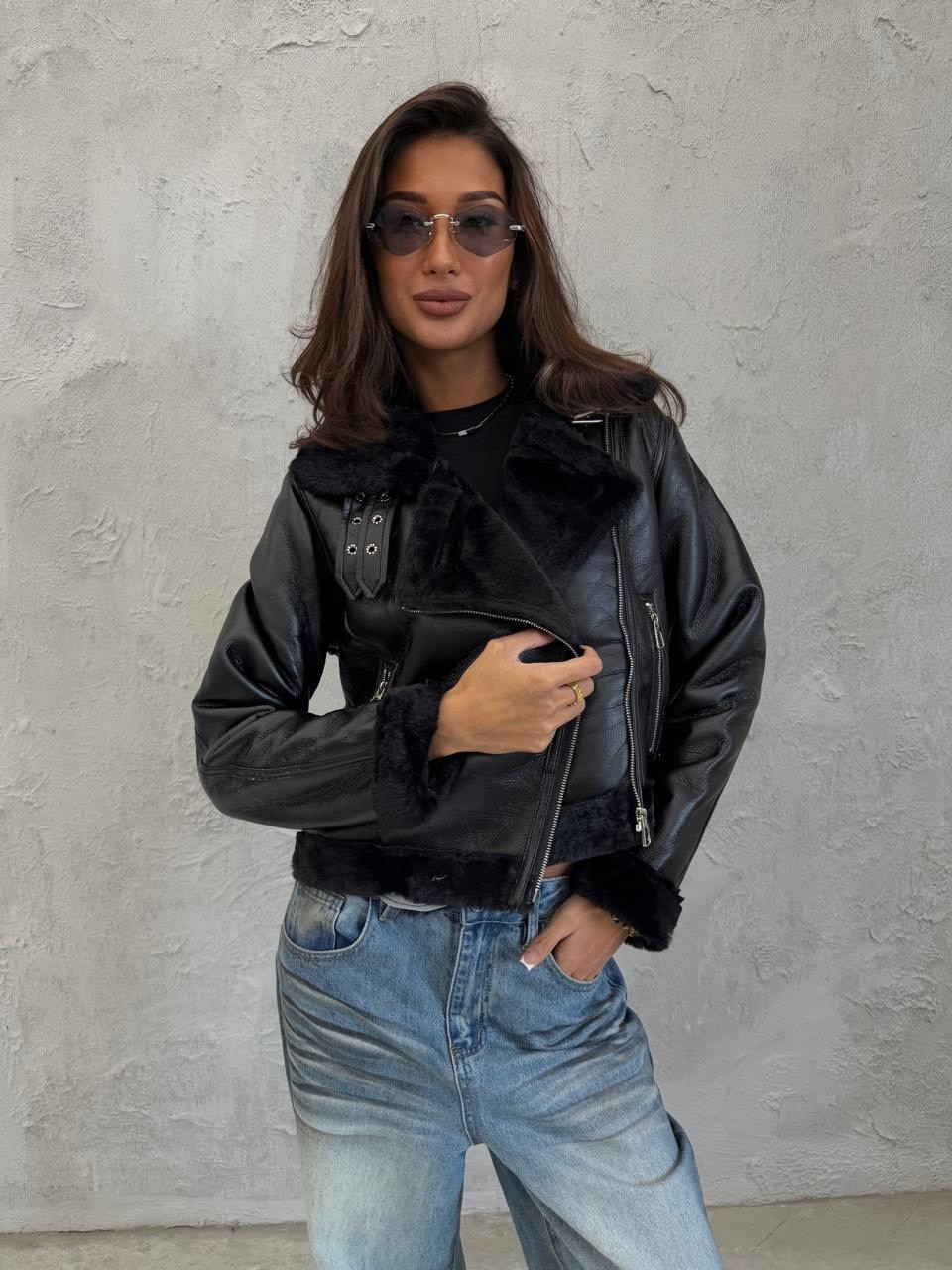 дубленка женская авиатор,стильная дубленка,дубленка женская,дубленка авиатор,укороченная дубленка