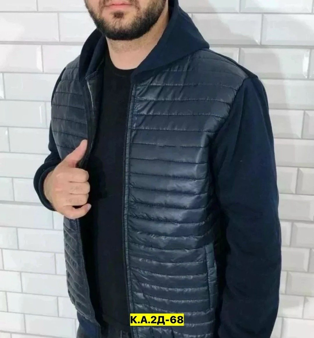 ,куртка толстовка,комбинированная куртка мужская,куртка мужская