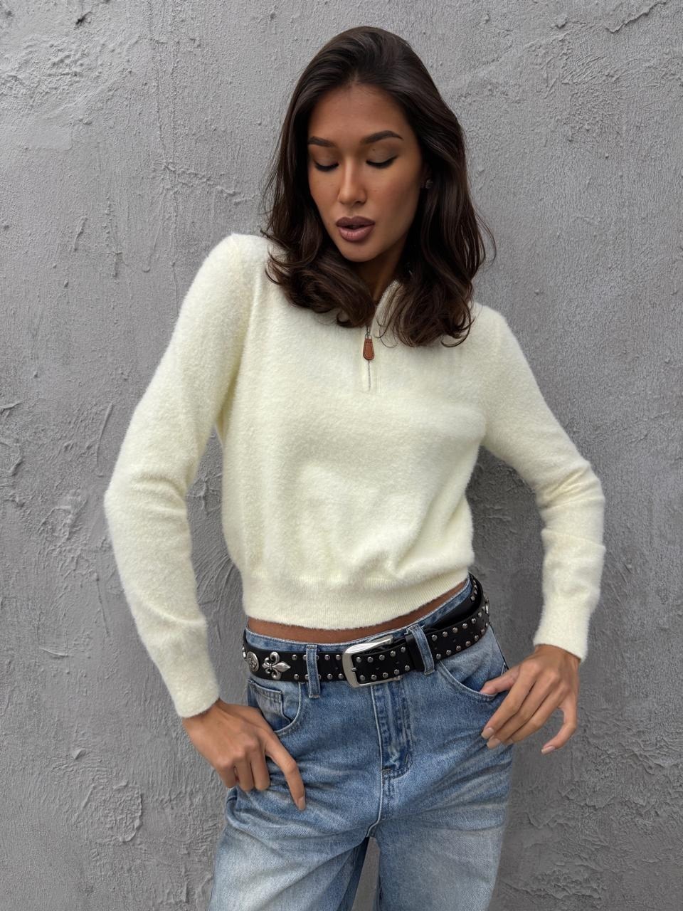 серый джемпер,женская кофта,свитер джемпер,свитер удлиненная,свитер укороченная