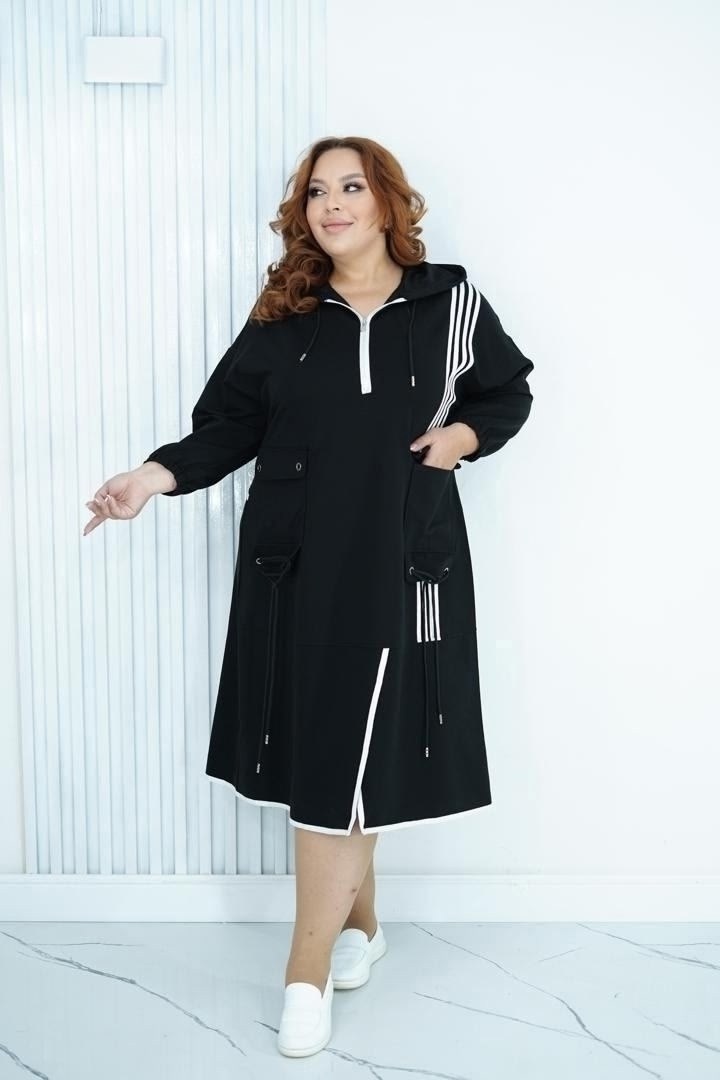 одежда 64 размера для женщин,спортивное платье,спортивное платье с капюшоном,платье с капюшоном,платье женские