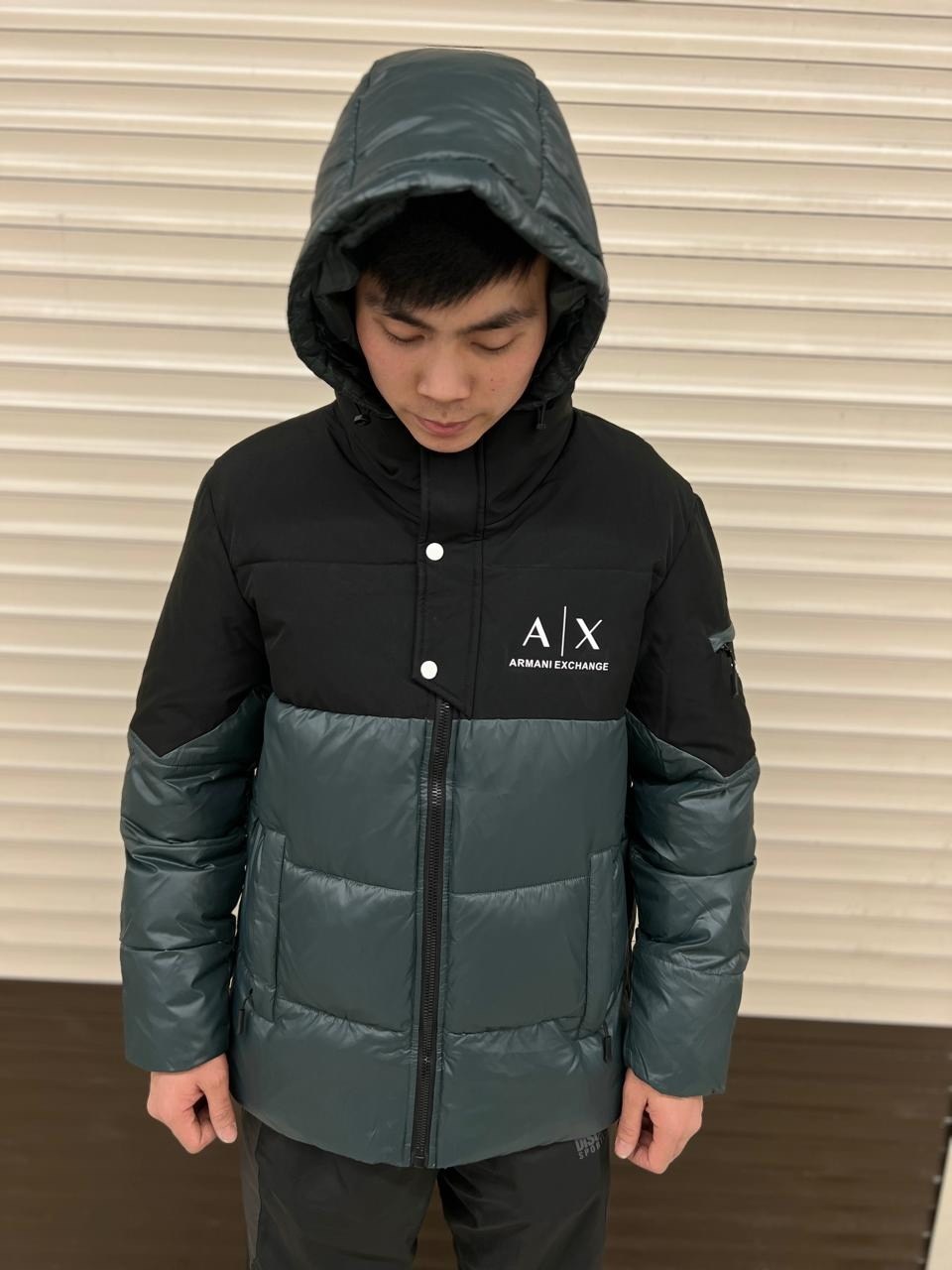 мужская зимняя куртка,куртка пуховик мужская,куртка зимняя emporio armani ea7 мужская парка,пуховики мужские,куртка зимняя пуховик мужской
