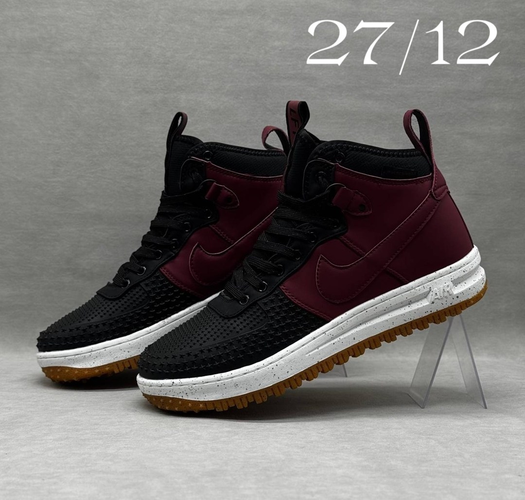 кроссовки nike lunar force 1 duckboot,nike lunar force 1 duckboot,nike lunar force 1 duckboot бордовые,nike lunar force 1 duckboot red,кроссовки nike lunar force 1
