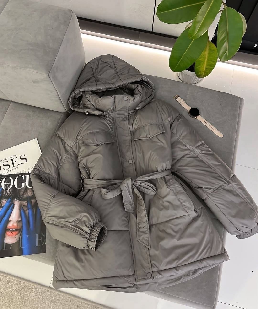 куртка женская,куртка оверсайз,женские пуховики,куртка с поясом,куртка пуховик женская