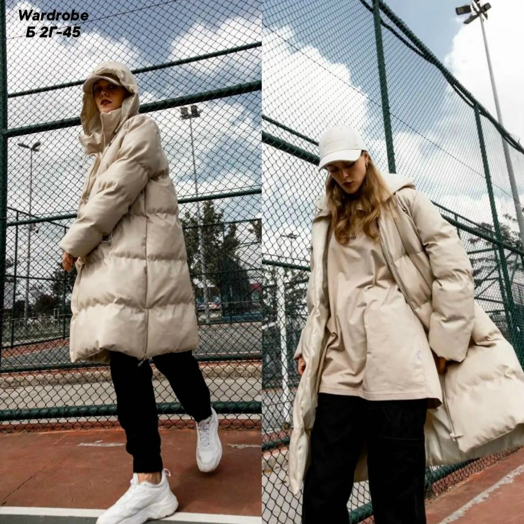 пуховик повседневный,женские пуховики,куртка оверсайз,пуховики оверсайз,куртка женская длинная