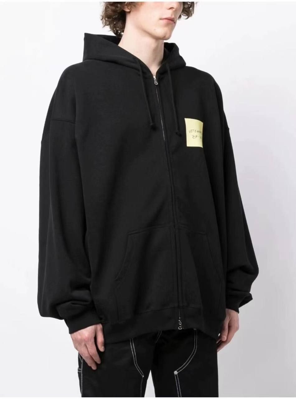 худи vetements total darkness,черное худи,одежда толстовка,толстовки