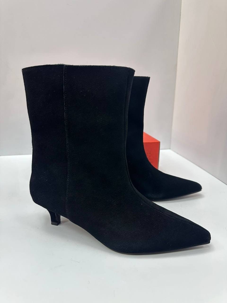 замшевые женские ботильоны с острым носком на,замшевые ботильоны,женские ботильоны с острым носком,,ботильоны женские