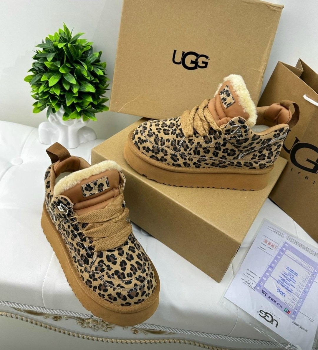 ugg кроссовки,,угги женские,угги леопардовые,женская