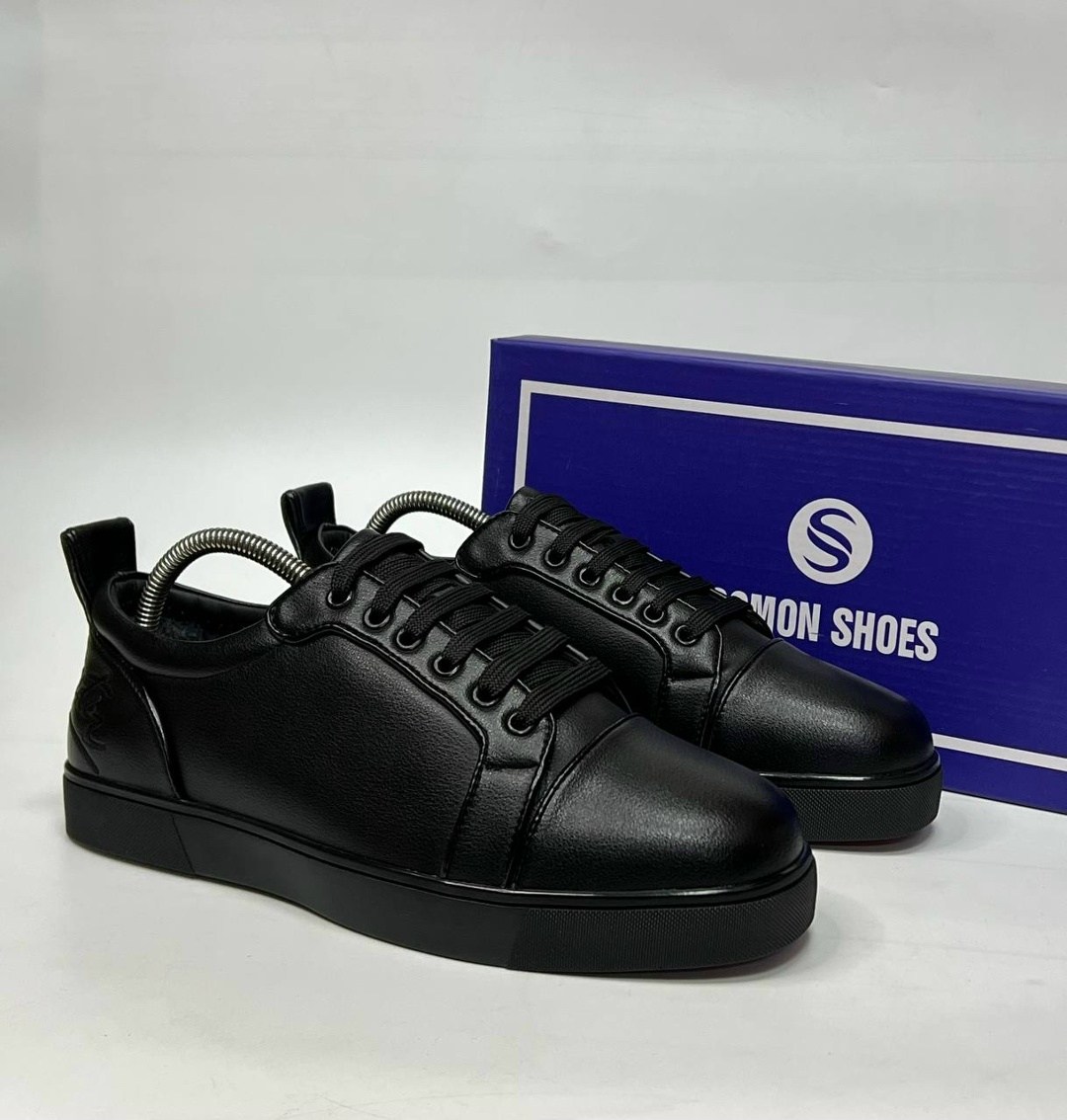 christian louboutin кеды мужские,,мужская ,черные кроссовки, спортивная