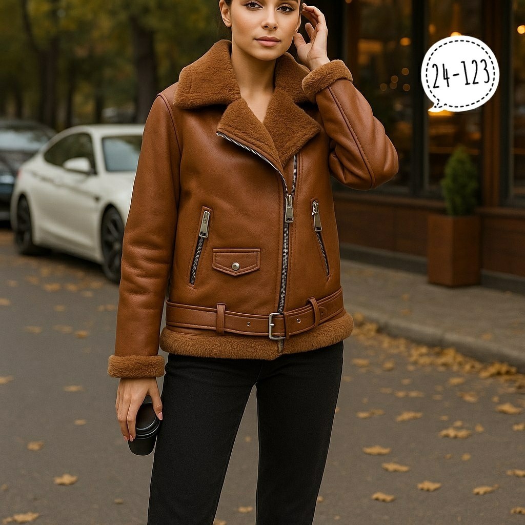 дубленка женская авиатор,дубленка женская,дубленка авиатор женская сагита,кожаная куртка,стильная дубленка