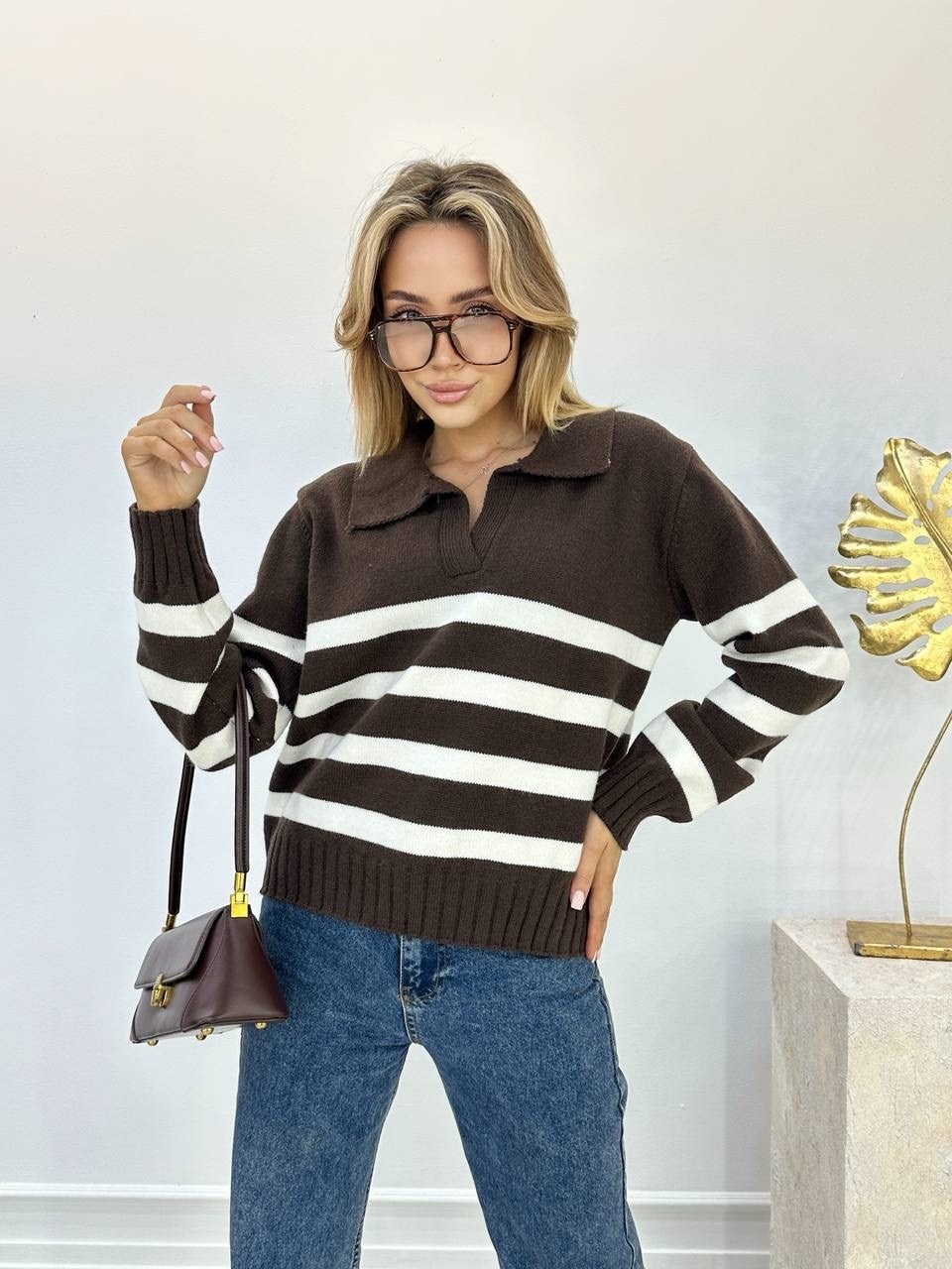 стильная кофта,трикотажный джемпер,кофта женская,трикотажный свитер,кофта женская в полоску