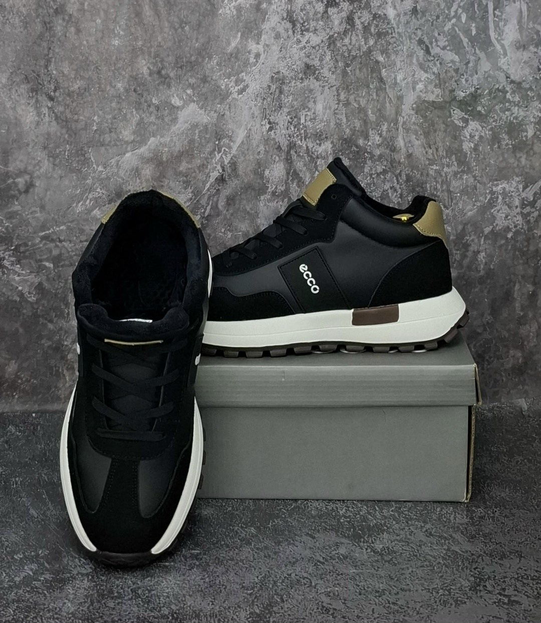 кроссовки мужские ecco,мужские зимние кроссовки,,мужская  кроссовки,кроссовка мужской