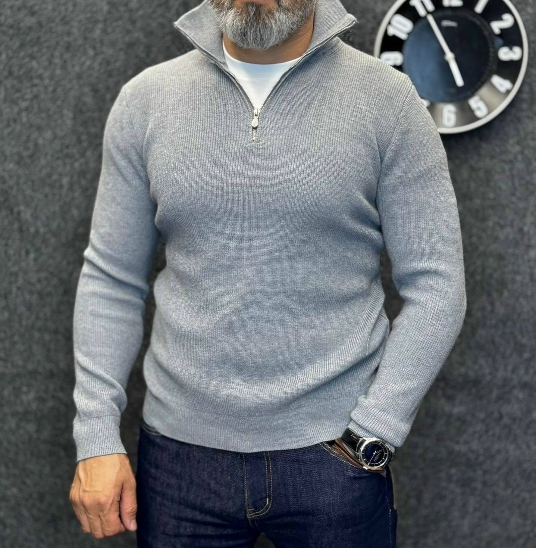 кофта мужская,мужские свитера,кофта мужская джемпер,свитер с воротником,мужская кофта на молнии