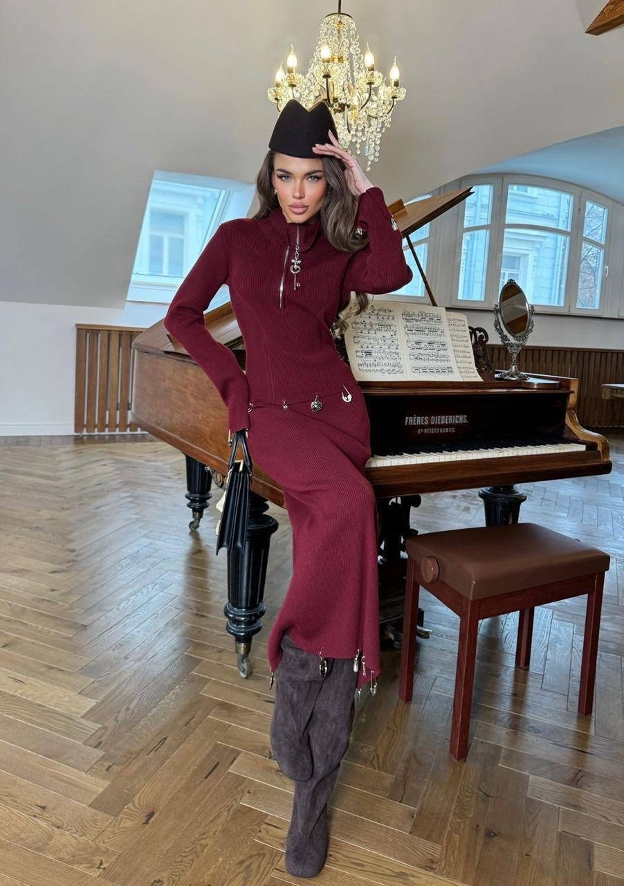 трикотажное платье,костюм с юбкой,теплое платье,теплое платье лапша