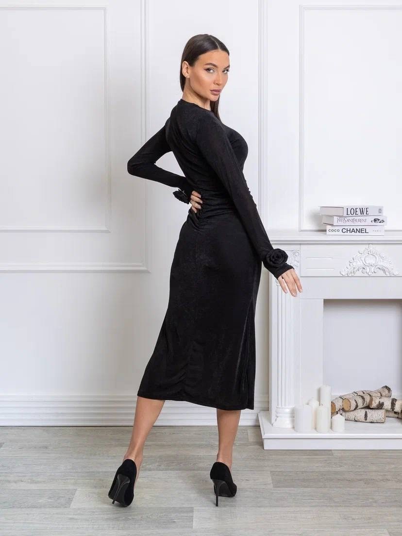 платье черное,нарядное платье,женская платья,бархатное платье,платья отличный