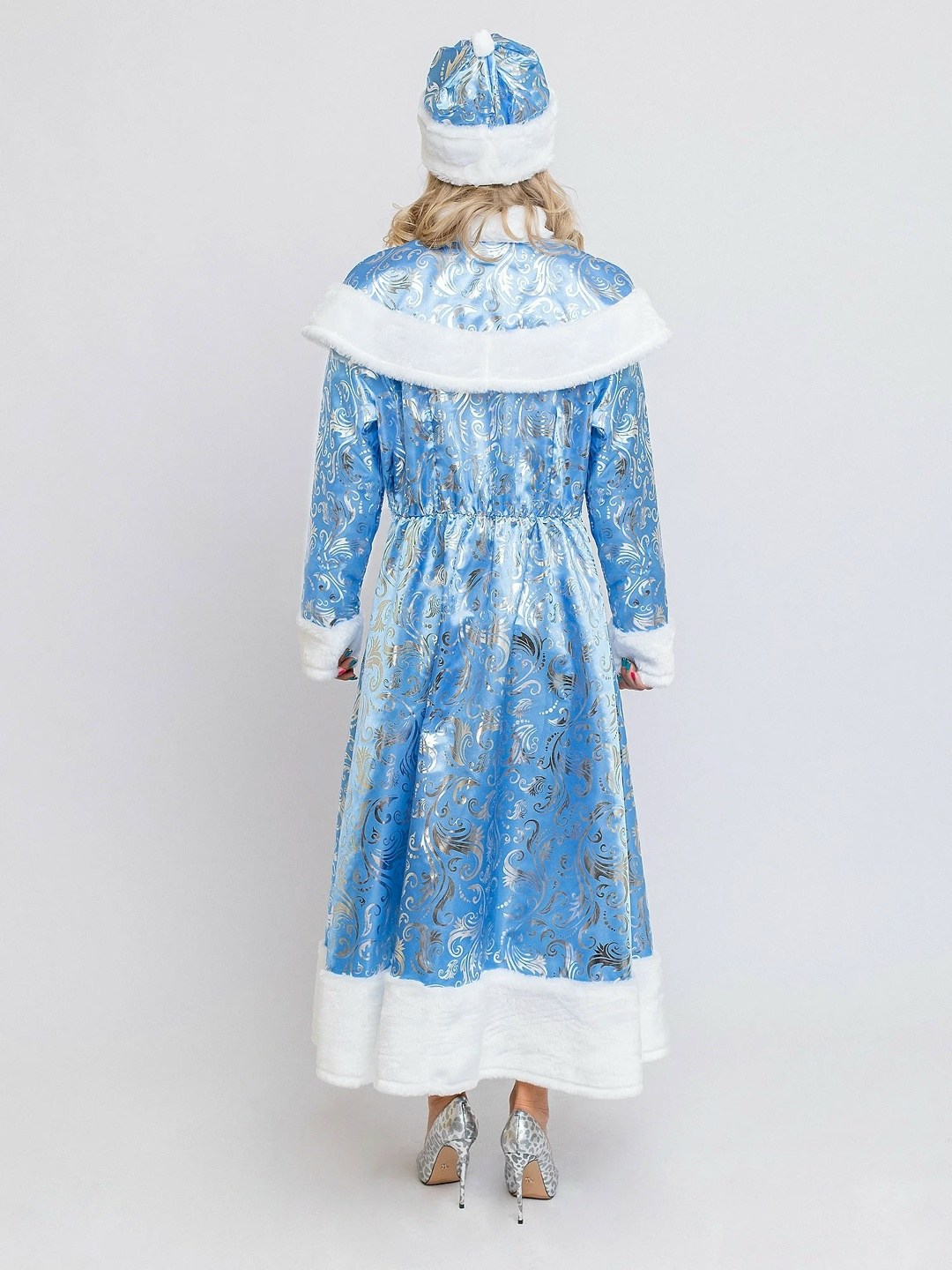 костюмы снегурочки,костюм снегурочки для взрослых,карнавальные костюм снегурочка,костюм снегурочка зимние узоры,костюм снегурочка премиум взрослая