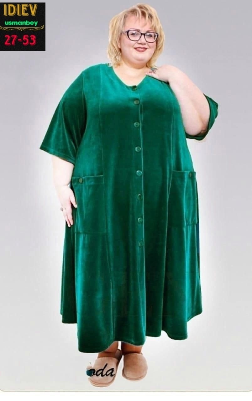 халаты для полных женщин,женский велюровый халат, больших размеров,халат женский,одежда больших размеров