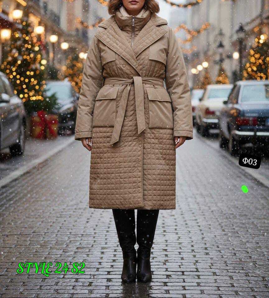 пальто демисезонная,элегантные пальто,стёганое пальто,стеганое пальто с поясом,утепленное пальто