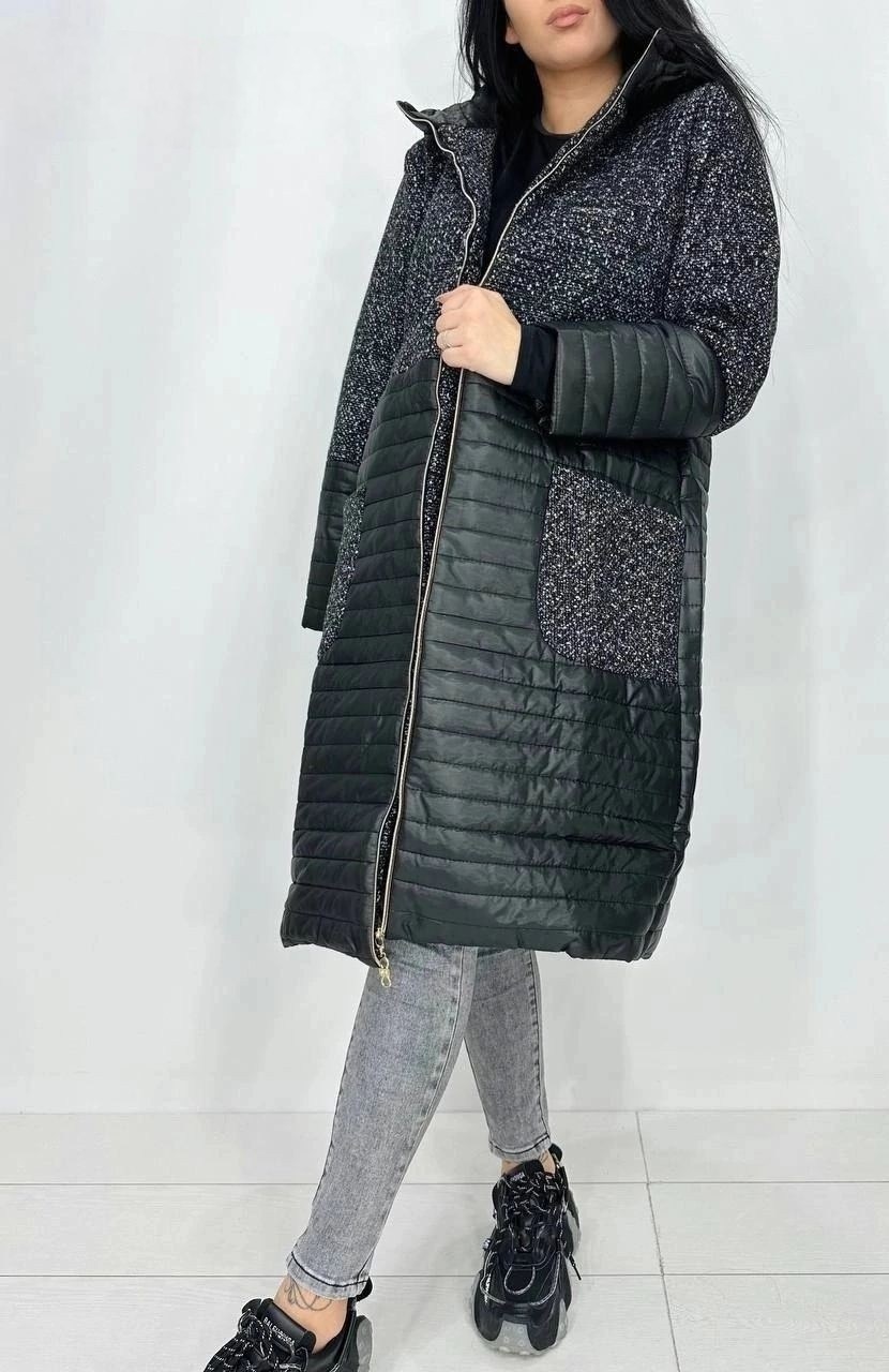 пальто стеганое,женские пальто,пальто кашемир,пальто на синтепоне,комбинированное пальто