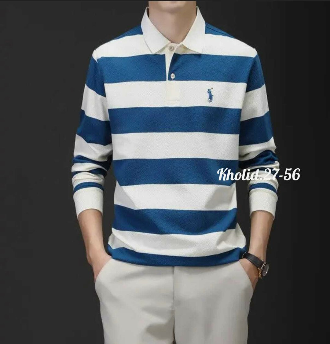 рубашка поло с длинным рукавом в полоску,рубашка поло мужская,рубашка поло в полоску,мужская мода,рубашка поло мужская с длинным рукавом