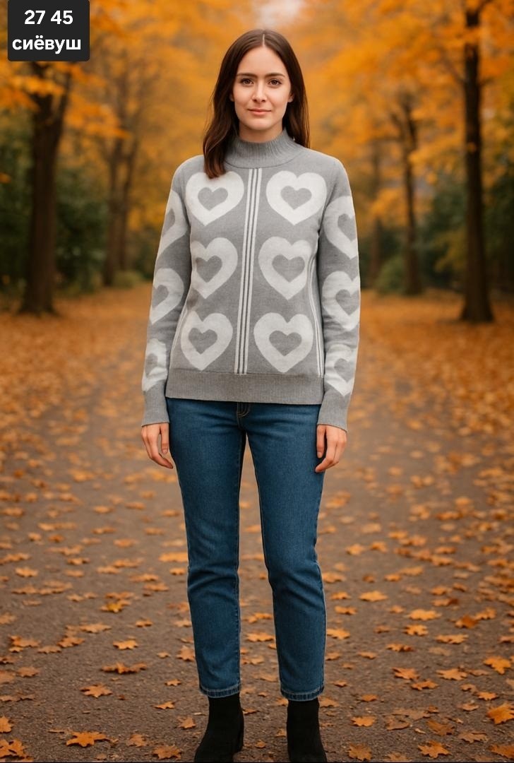 модные свитера,свитера женские,свитер,свитер с сердцем,кофта женская