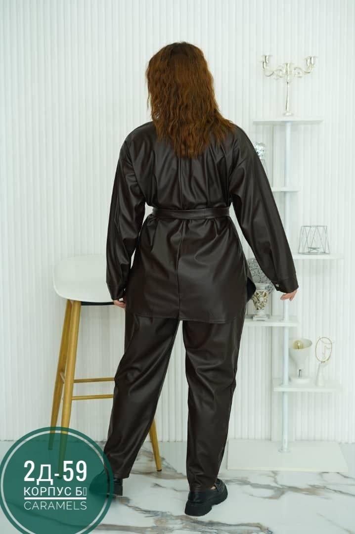 костюм из экокожи женские,костюм из экокожи,повседневный костюм больших размеров,костюм классика,костюмы двойки