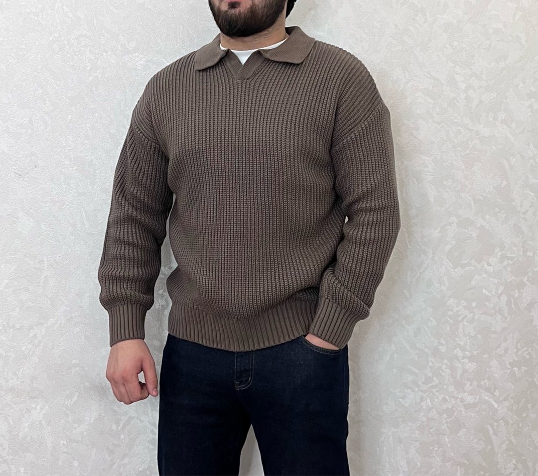 свитера мужская,повседневный джемпер,свитер повседневный,свитер поло,свитер