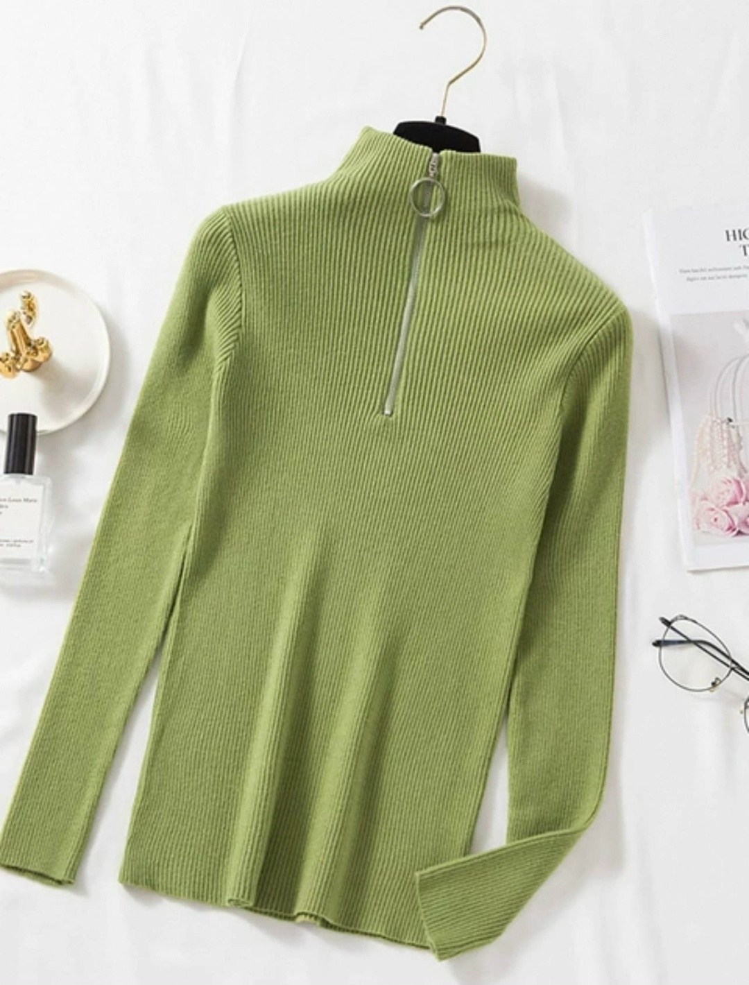 водолазка, обтягивающая на молнии.,водолазка с молнией,кофта с застежкой,кофта на молнии женская,водолазка с замком