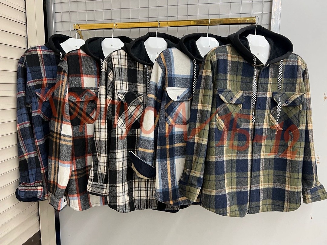 рубашка в клетку с капюшоном,рубашка с капюшоном,рубашка в клетку теплая с капюшоном,рубашка мужская с капюшоном,рубашка теплая в клетку оверсайз