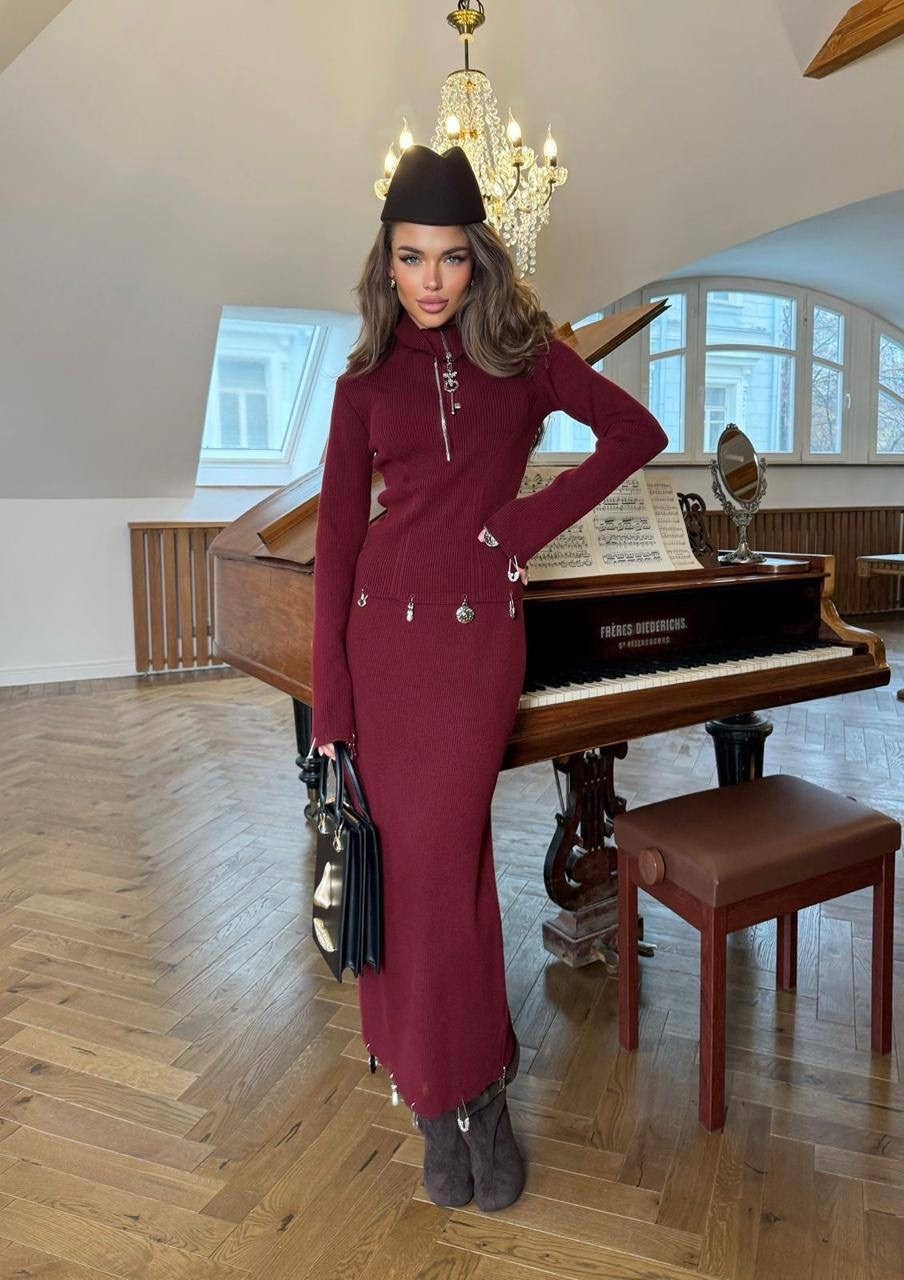 трикотажное платье,костюм с юбкой,теплое платье,теплое платье лапша